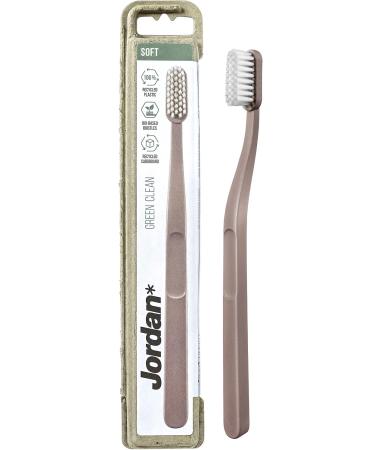 Buy Jordan Green Clean Soft Toothbrush in Pink | Eco-Friendly Gentle Dental Care | International Shipping Available - Buy Online on GoSupps.com