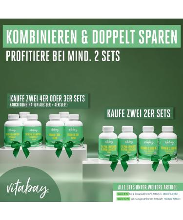 Vitabay Magnesium Citrate Tablets - Vegan High-Dose 540 pcs (3 Set) - 1278 mg Magnesium Citrate - Laboratory Tested 180 Capsules Per Pack - Buy Online on GoSupps.com