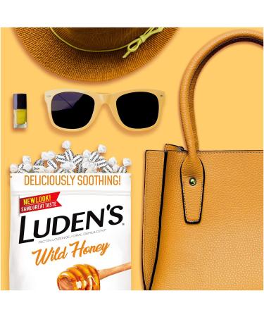 Luden's Pectin Lozenge with Wild Honey - 30 Oral Demulcent Throat Drops | Soothes Cough & Throat Irritation - Buy Online on GoSupps.com
