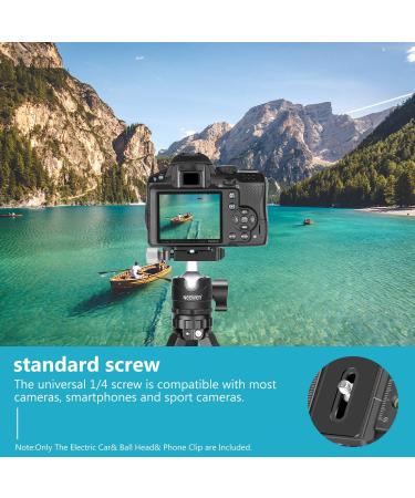 Neewer Motorized Camera Dolly Car with Wireless Remote | 3 Speeds + Low-Profile Ball Head | Compatible with DSLR, GoPro, iPhone | 3 Wheels - Buy Online on GoSupps.com