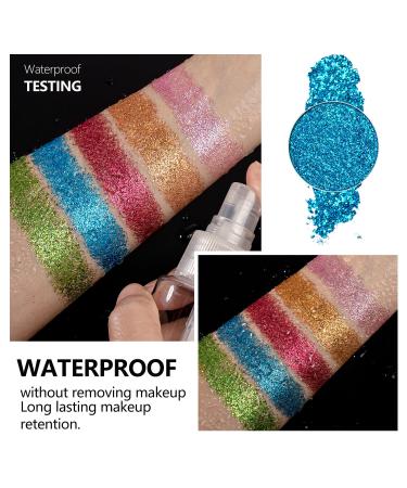 Buy Single Glitter Eyeshadow Tin Palette - High Pigmented Brown Sparkle Eyeshadow & Metallic Face Glitter - Buy Online on GoSupps.com