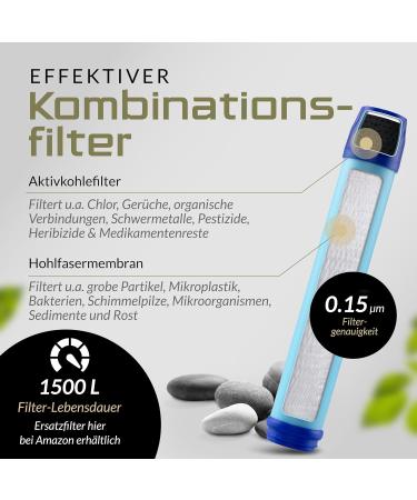 Buy Replacement Filter for BERGKVIST OBISIDIAN Outdoor Water Filter Bottle (650ml) - Optimize Your Hydration - Buy Online on GoSupps.com