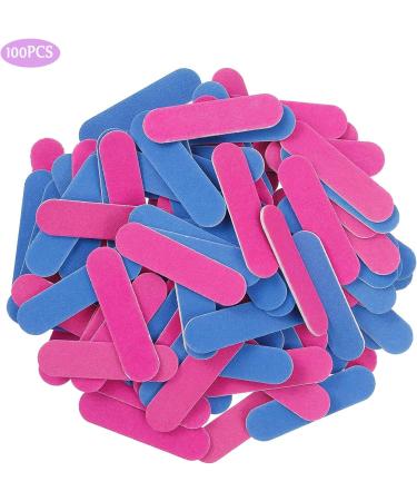 100PCS Nail File Set Disposable Mini Nail File 180/240 Professional Care Mini Nail Files Double Sided Emery Board Buffer Set Grit Double Sided Emery Board for Manicure Nail Studio Home Nail Care - Buy Online on GoSupps.com