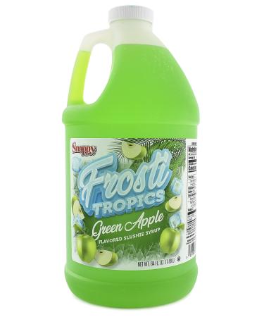 Snappy Frosti Tropics M lange de neige fondante la pomme verte sirops slushie pour machine sirop granita m lange de machine slushie pour enfants m lange de neige fondante pour machine Pomme verte 1.89 l (Lot de 1)