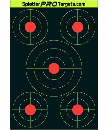 12x18 Splatter Targets - 25 Pack | Bright Shots Burst Upon Impact - Buy Online on GoSupps.com