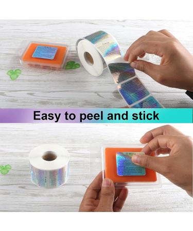 MILIVIXAY 600pc Wax Melt Warning Labels | Candle Stickers for Clamshell | 1.8 x 1.5 inches Rainbow - Buy Online on GoSupps.com