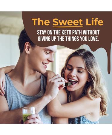 Keto Chocolate Fudge Brownie Mix - Low Carb, No Sugar Added, Real Dutch Cocoa - 16 Brownies - Vanilla & Espresso - Keki (1pack) - 12.8oz - Buy Online on GoSupps.com