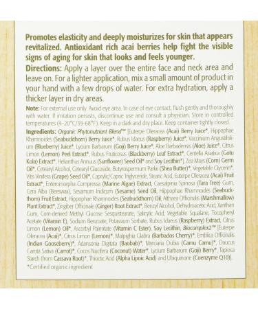 Eminence Firm Skin Acai Moisturizer 2 fl oz - Hydrating Anti-Aging Formula - Buy Online on GoSupps.com