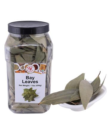 Taj Indian Bay Leaves (Tej Patta) - 16oz Jar - Authentic and Fresh - Buy Online on GoSupps.com