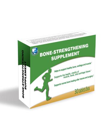 Carebone Bone-Strengthening Supplement BSP for Bone Joint Cartilage Muscle Tissue Health 30 Tablets