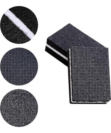 100 Pcs Mini Buffers for Nails 180/100 Grit - Nail Care Buffers for Acrylic Nails in Black - Buy Online on GoSupps.com