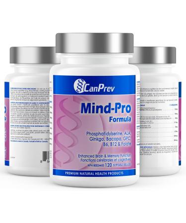 CanPrev Mind-Pro Formula | 120 Softgels l Improves Concentration l With Vitamin B12 & B6 - Buy Online on GoSupps.com