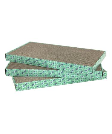 Kitty City Wide Corrugate Cat Scratchers 3-Pk Scratcher