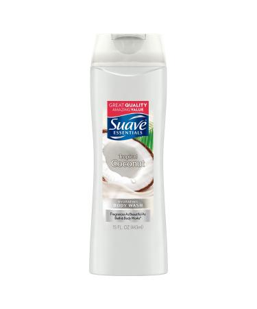 Suave Essentials Body Wash  Creamy Tropical Coconut  15 Fl Oz (Pack of 1) - Buy Online on GoSupps.com