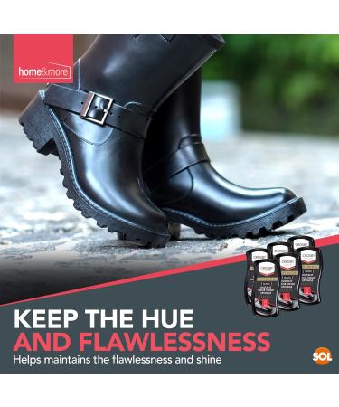 SOL 6pk Crosby Instant Shoe Shine Sponge - Black | Express Shine for Black Leather Shoes & Bags | Boot Polish for Vinyl | Instant Shine Sponge - Buy Online on GoSupps.com