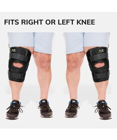 Buy BraceAbility Obesity Hinged Knee Brace XXXL | Plus Size Support for Arthritis Joint Pain Relief & Ligament Weakness - Ideal for Men & Women - Buy Online on GoSupps.com