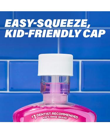 Act Kids Anticavity Fluoride Rinse - Alcohol Free Bubble Gum 16.9 fl oz - Buy Online on GoSupps.com
