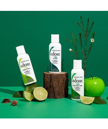 Adore 195 Jade Semi Permanent Hair Color - Vegan & Cruelty-Free Hair Dye - 4 Fl Oz, Pack of 1 - Buy Online on GoSupps.com