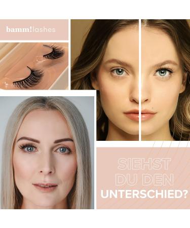 Buy Bamm! Natural Black Lashes - Reusable Artificial Eyelashes & Eyelash Extensions for Stunning Looks | International Shipping Available - Buy Online on GoSupps.com