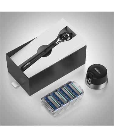 Gillette Fusion5 ProGlide Razor for Men + 4 Refill Blades - Precision Trimmer, Gift Set for Him/Dad - Buy Online on GoSupps.com