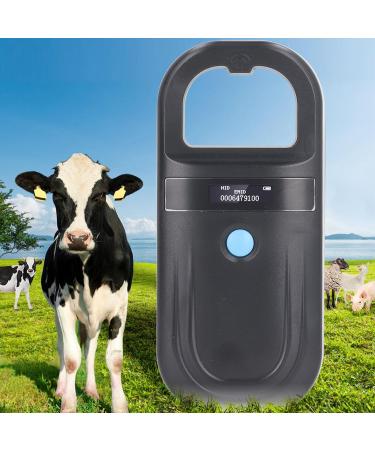 Portable Pet ID Microchip Reader | 134.2kHz Black Rechargeable Animal Chip Scanner | Pet Tag Scanner for Global Shipping - Buy Online on GoSupps.com