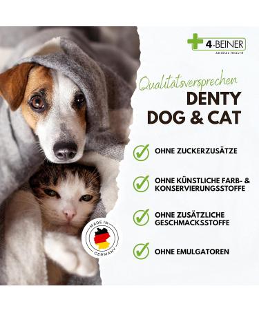 4-Legged Denty: Dog & Cat Dental Care Powder - Tartar Reduction & Fresh Breath - 90g - Buy Online on GoSupps.com