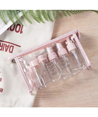 Xiyee Travel Bottles Set - 10-Piece Empty Cosmetic Containers for Shampoo Shower Gel & Cream - Perfect Travel Accessories (Pink) - Buy Online on GoSupps.com
