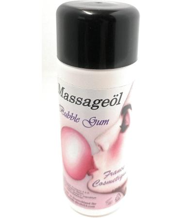 Buy Bubble Gum Edible Massage Oil | 100ml | Chewing Gum Aroma for Oral Use | Extra Slippery - Buy Online on GoSupps.com