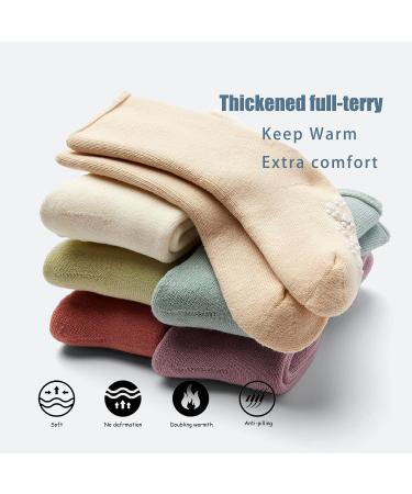 Non Slip Baby Winter Socks with Grips 6 Pairs 12-24 Months | Moon Tree Baby - Buy Online on GoSupps.com
