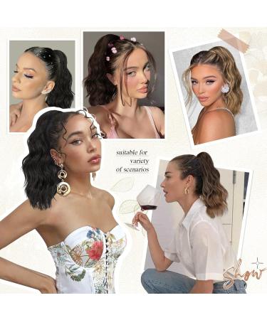 Shop Sofeiyan Clip-In Ponytail Extension - Long Curly Heat-Resistant Hair in Blonde & Brown for Women - Buy Online on GoSupps.com