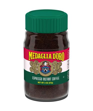 Medaglia D'Oro Espresso Style Instant Coffee, 2 Ounces (Pack of 12)