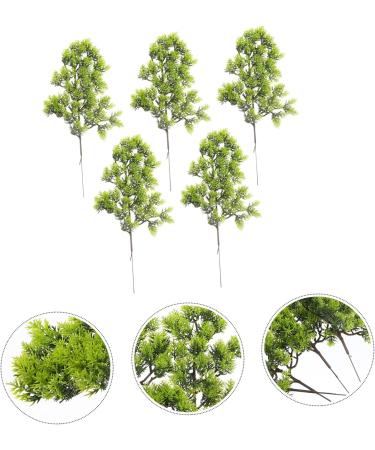 Alipis 5pcs Simulated Pine Leaves Boutique Accessories Plastic Dark Green Medium - Buy Online on GoSupps.com