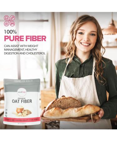 Naturtonix Premium Oat Fiber - Low Carb Flour Alternative - 1 lb Pack - Non-GMO, Vegan, Gluten Free - Keto Friendly - Buy Online on GoSupps.com