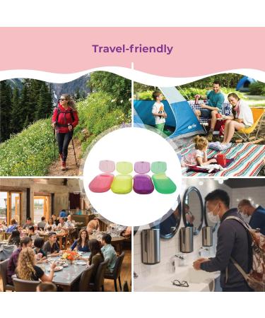 Gadgetime USA Paper Soap Sheets Assorted 20 Pack (20 Sheets Per Pack) - Portable Disposable - Foaming Hand Washing Scented Bath for Indoor Travel Camping Hiking - Buy Online on GoSupps.com