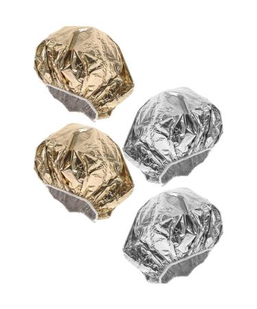 Bonnets Thermiques en Aluminium pour Soins Capillaires Lot de 4 Diam tre 28 CM Bonnets Revitalisants pour Coloration Profonde Adapt s Salon de Coiffure et Usage Domestique