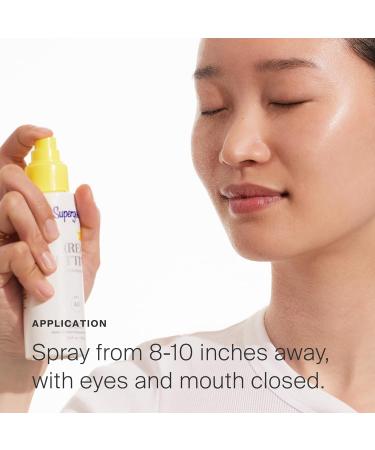 Supergoop! (Re)setting Refreshing Mist - SPF 40 PA+++ Facial Mist - 1 fl oz Pack of 2 - Sets Makeup & Refreshes UV Protection | Shop Internationally - Buy Online on GoSupps.com
