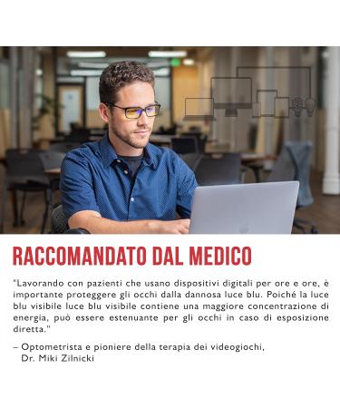 Gunnar Gaming & Computer Glasses - Sheadog Amber Lenses | Blue Light Filter & UV Protection | Premium Amber (65% Protection) Onyx Glass - Buy Online on GoSupps.com