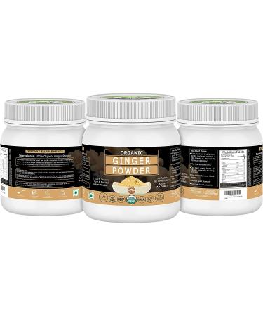 Organic Ginger Powder/Sunth - 16 Oz/1 lbs | USDA Certified, 100% Pure & Natural, Cold Symptom Relief | Kitchen Spice for Flavor & Aroma | RAW, Non GMO - Buy Online on GoSupps.com