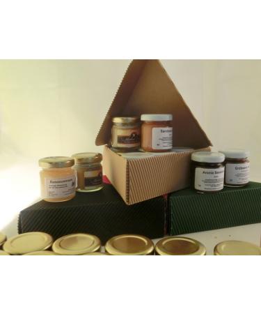 Breakfast 6 Surprise package - 6 x 40-50g fruit spreads jelly honey cream - small thank you small gift souvenir gift gift basket for employees gift idea for friend