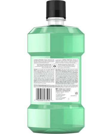 Listerine Ultraclean Enamel Protect Zero Antiseptic Mouthwash Eucalyptus Mint Thyme Plaque Bad Breath Gingivitis 1L Ultra Clean Mouthwash - Buy Online on GoSupps.com