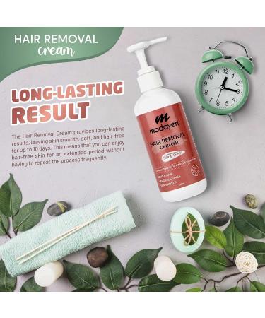 Hair Removal Cream for Arms & Bikini | Painless Sensitive Skin Formula | Long-Lasting Smooth Skin | 8.45 Fl Oz - Buy Online on GoSupps.com
