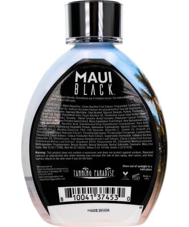 Maui Black Tanning Lotion - Instant Dark Self Tanner with Coconut Oil & Aloe 13.5oz - Buy Online on GoSupps.com