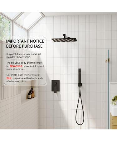Kurpot Matte Black Shower System - Buy Online on GoSupps.com