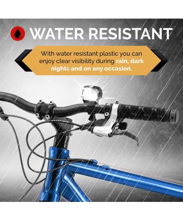 SAMLITE LED Bike Light Set: Bright Headlight for Kids & Adults, Free Tail Light, Water Resistant, Easy Install, Multiple Modes - Cycling Safety - Buy Online on GoSupps.com