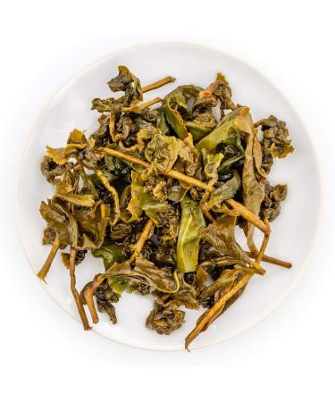 Jasmine Oolong Tea 100g - High Mountain Taiwan Oolong Loose Leaf Green Tea with Jasmine - Brew Hot or Iced - Pack of 1 - Buy Online on GoSupps.com