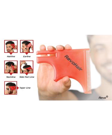 RevoHair & RevoNeck Haircut Tools - Precision Hairline Shaping Template Set for Perfect Edge Up & Grooming | Universal Barber Supplies - Buy Online on GoSupps.com
