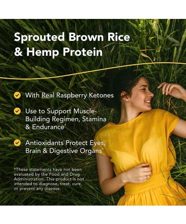 NORTH AMERICAN HERB & SPICE NutriHemp Raw Raspberry Extreme 28.2 oz - Vegan Non-GMO Protein Powder with Ketone-Rich Raspberry - 28 Servings - Buy Online on GoSupps.com