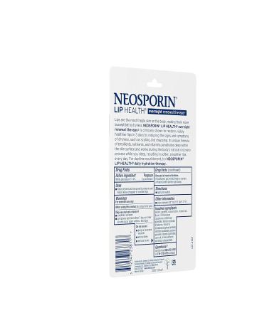 Neosporin Lip Health Overnight Renewal Therapy - 0.28oz - 36 Pack | International Shipping Available - Buy Online on GoSupps.com