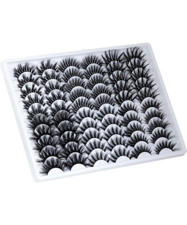 False Eyelashes Reusable 3D Faux Mink Lashes Fluffy Thick Natural Look Fake Eyelashes Handmade Wispy Soft Long Dramatic Eyelashes for Eye Makeup Eyelashes Extension (6 Styles 30 Pairs) - Buy Online on GoSupps.com