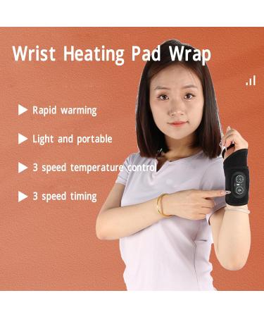 Electric Compression Belt & Heated Wrist Support | 3 Temperature Levels for Pain Relief & Injury Recovery - Buy Online on GoSupps.com